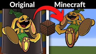 FNF Vs Bunzo Bunny  Original Vs Minecraft Note Block  Musical Memory  Poppy Playtime 2 [upl. by Odnarb]