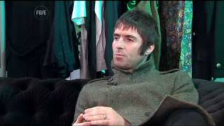 Liam Gallagher interview FiveSky News 2nd December 2009 [upl. by Adnyleb]