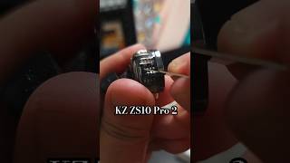 Kz Zs10 Pro 2 iem headphones inearmonitors sound music game unboxing pc custom tune [upl. by Pippo]