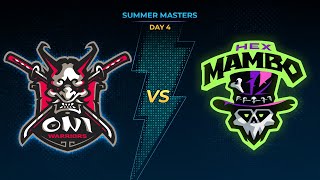 SMITE Pro League Season X Summer Masters Day 4 Oni Warriors vs Hex Mambo [upl. by Che]