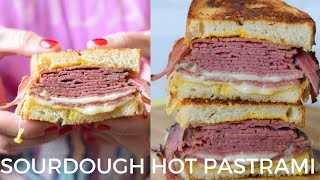 Sourdough Hot Pastrami Sandwich Recipe [upl. by Remus]