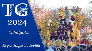 Cabalgata de Reyes Magos de Sevilla 2024 [upl. by Irrok197]