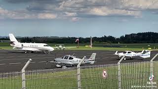 Siegerland Flughafen KLMTrainingsflug 1 [upl. by Bascio]