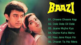 Baazi Movie All Songs  Bollywood Hits Songs  Aamir Khan amp Mamta Kulkarni  Evergreen Song [upl. by Torin808]