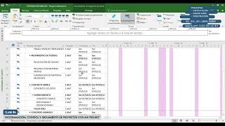 Clase 06  Programación Control y Seguimiento de Proyectos con MS Project [upl. by Evelina]