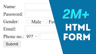 From Zero to Hero Building Your First HTML Form [upl. by Htezil931]