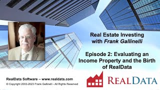 Real Estate Investing with Frank Gallinelli  Episode 2 the Birth of RealData [upl. by Rinna]