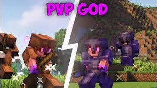 Pvp God Making Practice With Random Player  minecraft viral attitude pvpgod [upl. by Corena]