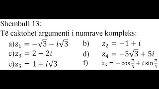 Shembull 13  Numrat kompleks [upl. by Esertak668]