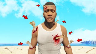 I Broke EVERY BONE in GTA 5 [upl. by Ahselet]