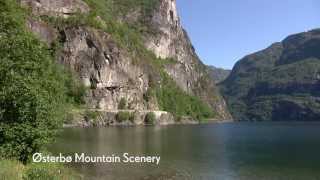 Østerbø Mountain Scenery Flam shore excursion  Cunard [upl. by Doxia803]