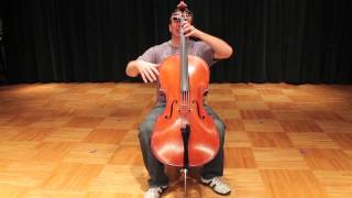 Cello Instruction with Kayson Brown Natural Cello Posture [upl. by Ainesy]