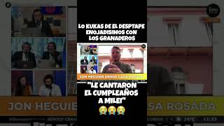 Kukardos enojados con los granaderos  eldestape navarro javiermilei LLA VLLC [upl. by Grevera]