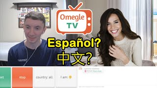 American Makes Friends on Omegle by Speaking Different Languages [upl. by Amaryllis888]