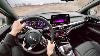 2022 Kia Forte GT 7Speed DCT wGT2 Package  POV First Impressions [upl. by Eenhpad877]