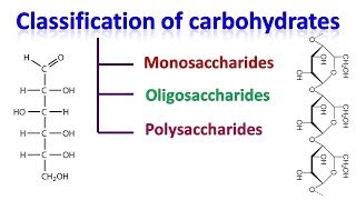 Carbohydrates  classification of carbohydrates [upl. by Kenaz]