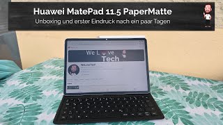 Huawei MatePad 115 S PaperMatte Edition  Schreiben  Notizen in der Uni wie auf Papier  Deutsch [upl. by Casandra469]