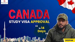 Canada Study Visa Approved in 14 Days  Canada Study Visa  Nationwidevisas Reviews [upl. by Jezrdna]