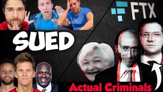 CELEBRITIESINFLUENCERS GETTING SUED Real Criminals In the FTX Scandal Glossed Over Great Reset [upl. by Narda]