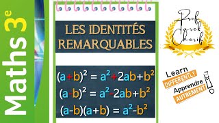 Maths brevet identités remarquables [upl. by Annovad]