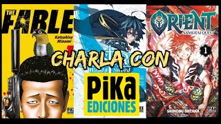 2x57  CHARLA CON PIKA EDICIONES [upl. by Pitarys851]