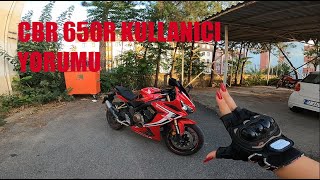 CBR 650R KULLANICI YORUMU  EN SIK SORULAN SORULAR [upl. by Idaf]