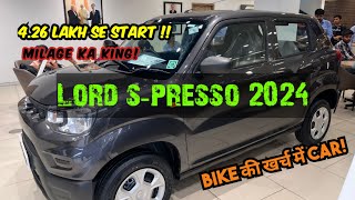 Maruti Spresso 2024  Milaege King  Interior  Exterior  CNG VS PETROL  price  Detail Review LXI [upl. by Iur]