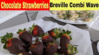 Chocolate Covered Strawberries Microwave Recipe [upl. by Alleyn418]