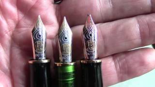 Pelikan M800 Red Fountain Pen with a rare IB nib amp some history [upl. by Ahsinyt858]