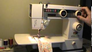 NIFTYTHRIFTYGIRL Vintage Nelco convertible Freearm sewing machine [upl. by Orazal]