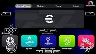 eFootball 2024 PPSSPP Chelito 19  PES 2024 PSP C19 ISO No Savedata amp No Textures Graphics 4k [upl. by Ahsikahs341]