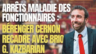 Arrêt maladie des fonctionnaires  Le député LFI Bérenger Cernon recadre Guillaume Kasbarian [upl. by Reger]