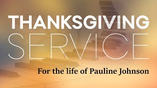 Thanksgiving Service For Pauline Johnson  16 January 2024 [upl. by Lateh]