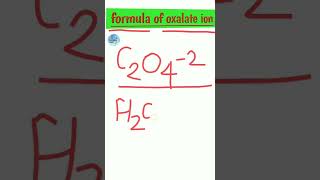 ll oxalate Ion formula [upl. by Isewk644]