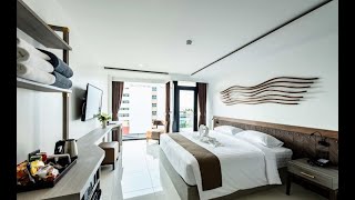 blackwoods Hotel Pattaya Room swimming pool tour  Best hotel in Soi 7  Central Pattaya Thailand [upl. by Enamart]