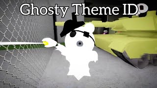 quotGhosty Themequot Roblox Piggy id [upl. by Quarta]