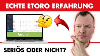 eToro Erfahrungen Seriöser Broker  Alle Vor amp Nachteile [upl. by Gregorio534]