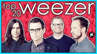 TOP 20 WEEZER SONGS [upl. by Llertnek]