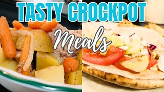 DUMP amp GO SLOW COOKER MEALS  Tasty Crockpot Dinner Recipes Made EASY  Simple Recipes [upl. by Nylirek]