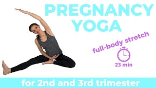 Pregnancy Yoga For Second Trimester [upl. by Karena]