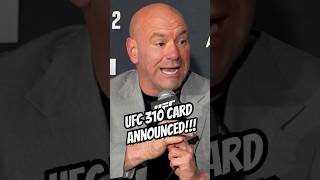 Dana White Announces Full UFC 310 Card 🤯 [upl. by Nwahsiek659]