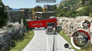 BeamNGdrive  Tasti Cola Delivery Gone Wrong Bumps Crashes and Chaos [upl. by Beedon]