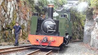 Steam at Devils Bridge Vale of Rheidol Railway Narrow Gauge Heritage Railway Wales Museumsbahn [upl. by Bicknell]