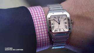 A Closer Look At the Latest Cartier Santos de Cartier  Time amp Tide Review [upl. by Isoais]