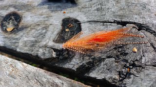 Orange Tube Shrimp Fly Tying Instructions By Ruben Martin [upl. by Alliw342]