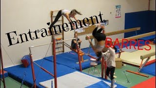 ENTRAINEMENT DE GYMNASTIQUE NOUVEAUTÉS BARRES [upl. by Lenoel]