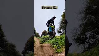 Kingsong S22 the Eagle 🦅 flys euc kingsongs22 mtbjumps sendit shorts fyp [upl. by Arick]