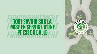 Vidéo mise en service dune presse à balle [upl. by Alliuqa]