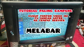 mudah sekali mengatasi tv gambar melebar [upl. by Akitnahs]