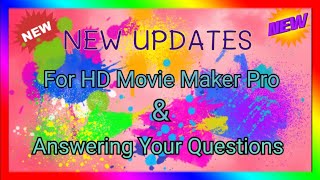 New Update to HD MOVIE MAKER PROSplitting amp Trimming Answering Questions on HD Movie Maker Pro [upl. by Ellennahc]